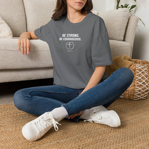 RESVRGO-Joshua 1:9 Inspirational Scripture T-Shirt — Courage & Strength Christian Tee
