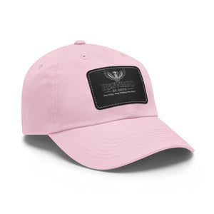 Leather Patch Dad Hat