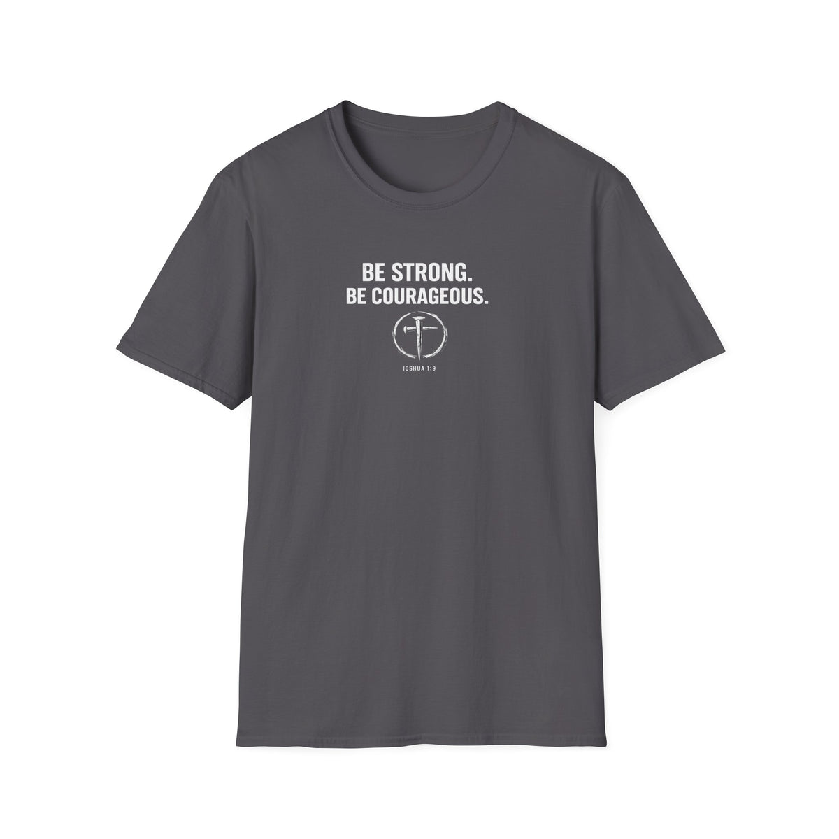 RESVRGO-Joshua 1:9 Inspirational Scripture T-Shirt — Courage & Strength Christian Tee