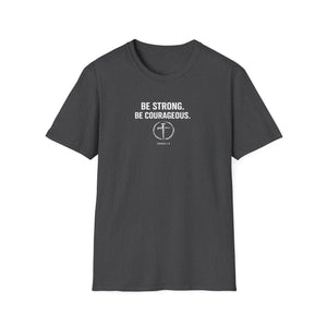 RESVRGO-Joshua 1:9 Inspirational Scripture T-Shirt — Courage & Strength Christian Tee